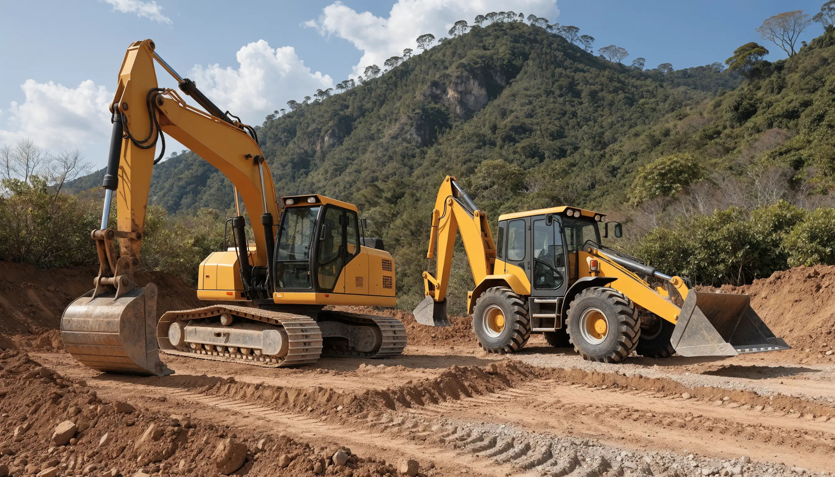 Excavadora vs. Retroexcavadora: Cuál Necesitas para tu Proyecto