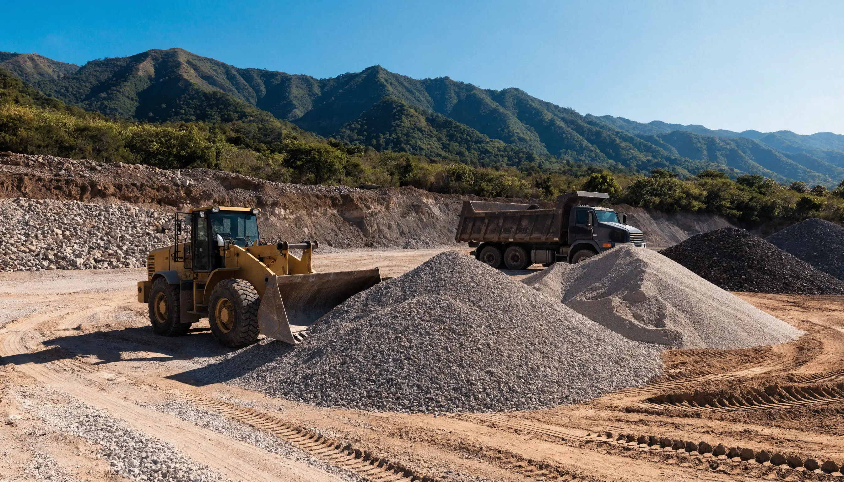 Materiales Pétreos para Construcción: Grava, Arena, Tepetate y Base