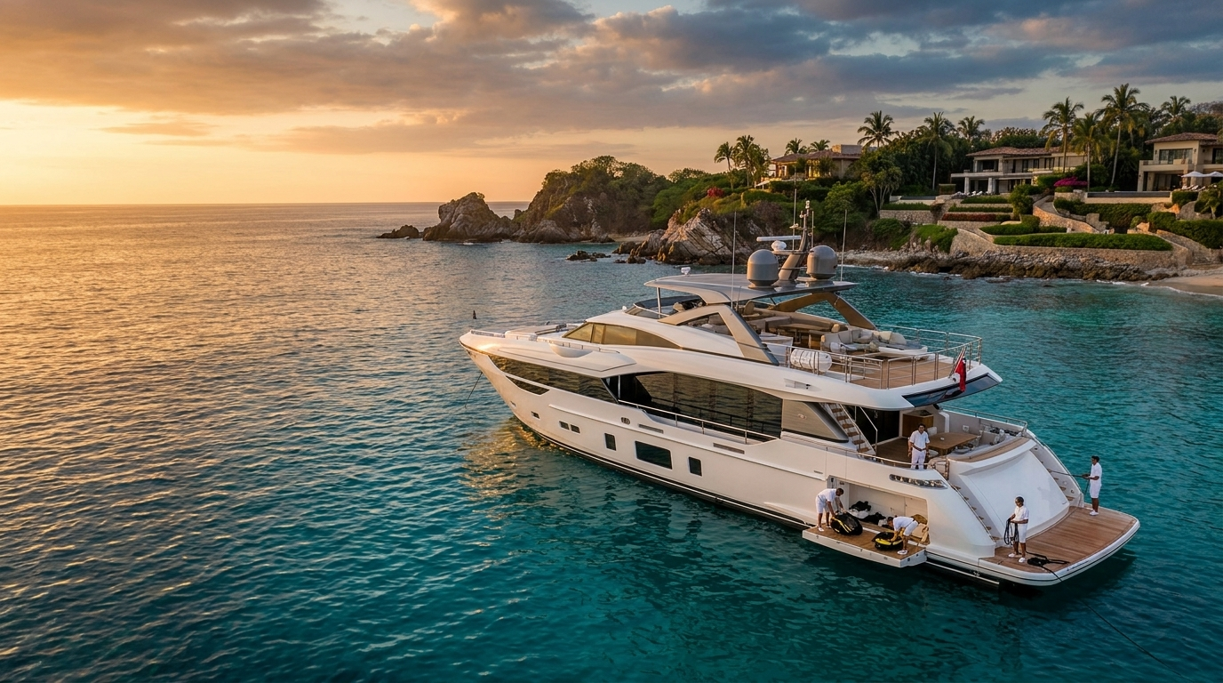 Charter privado de yate rumbo a las Islas Marietas con BYRBO